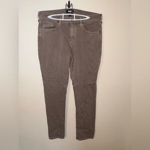Mens Paige Federal Slim Jeans Size 34 Taupe